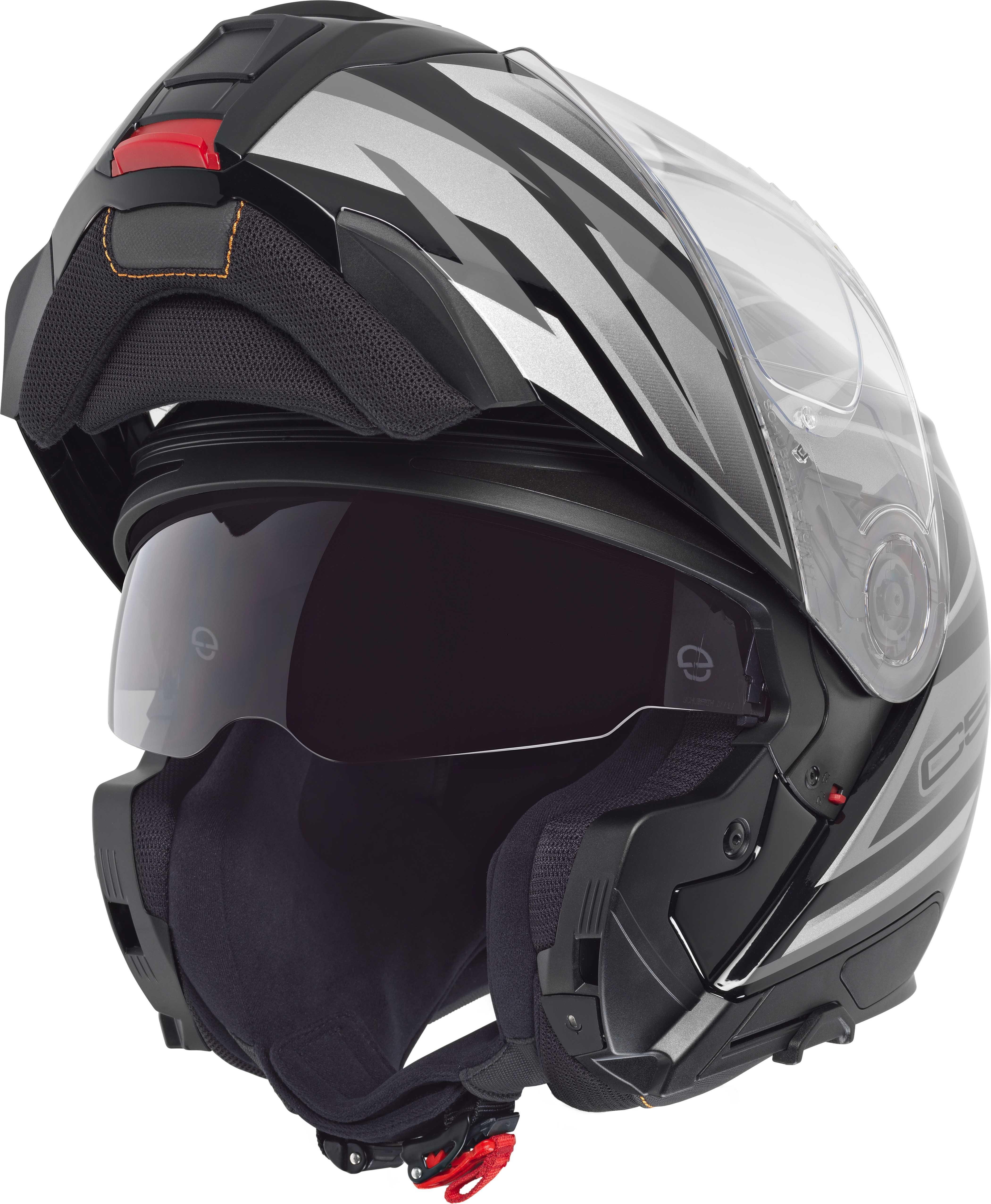 C5 Çene Açılır Motosiklet Kaskı Zenith Black