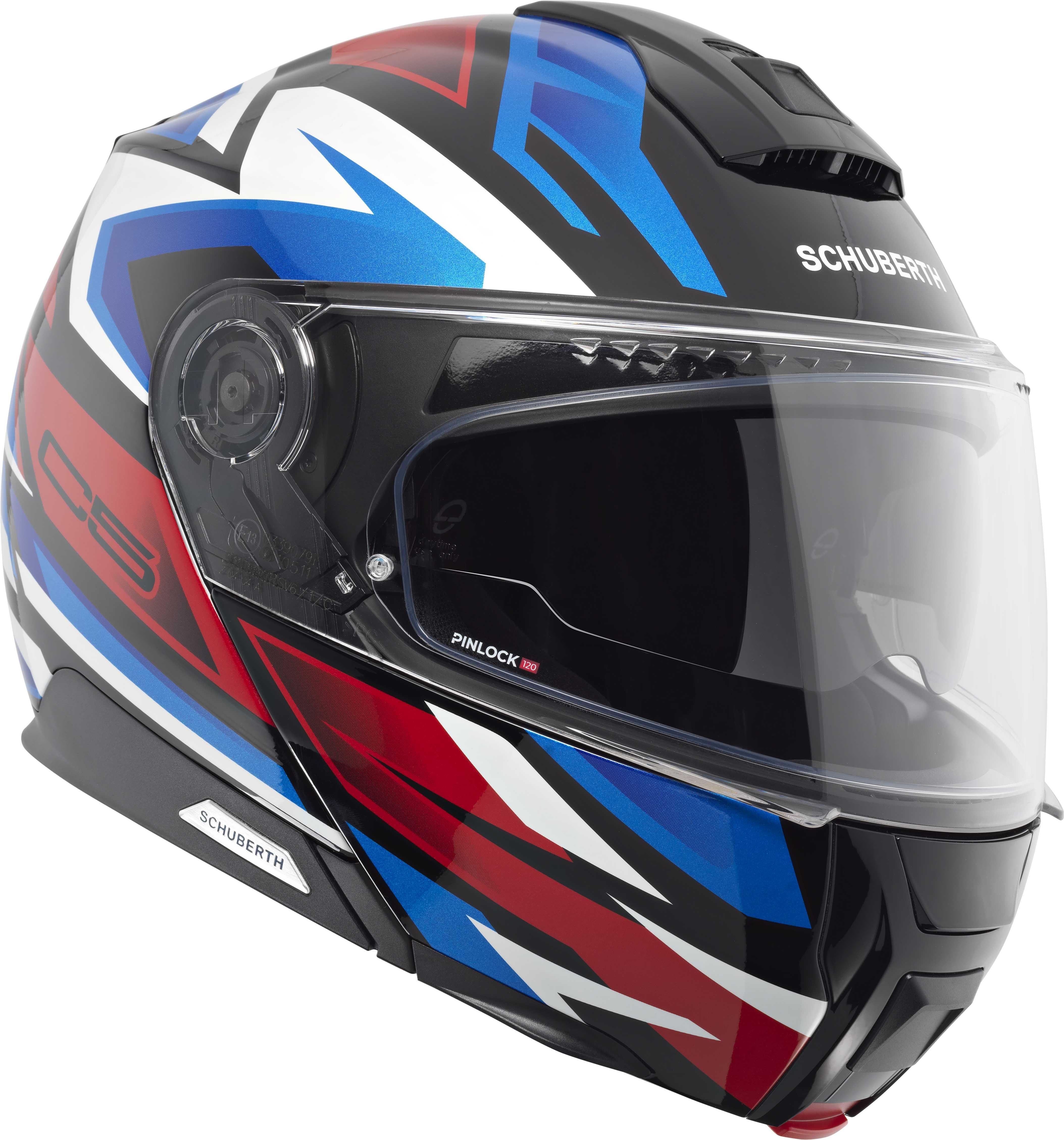 C5 Çene Açılır Motosiklet Kaskı Zenith Blue