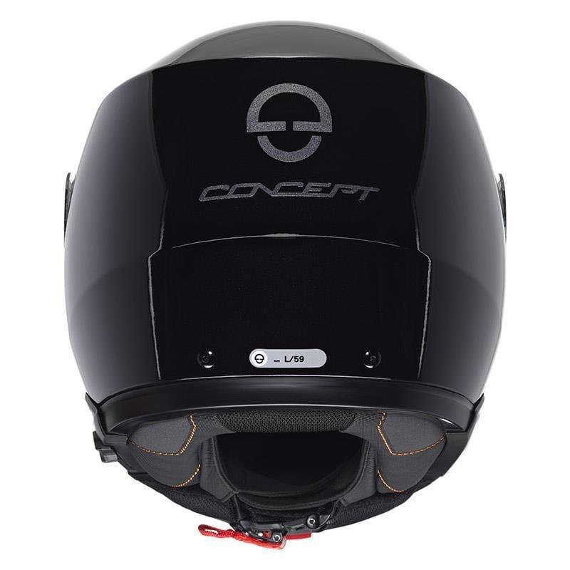 CONCEPT Çene Açılır Motosiklet Kaskı Glossy Black