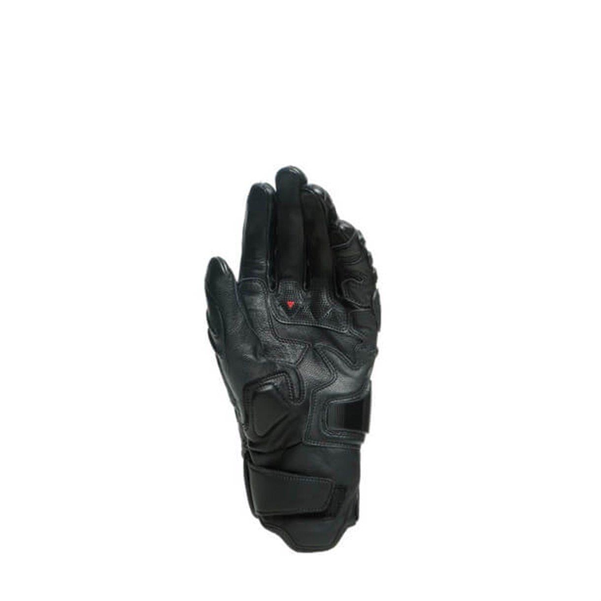 Daınese 4-Stroke 2 Black Deri Eldiven