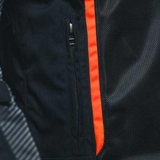 Dainese Air Frame 3 Black Red Fluo Tekstil Mont