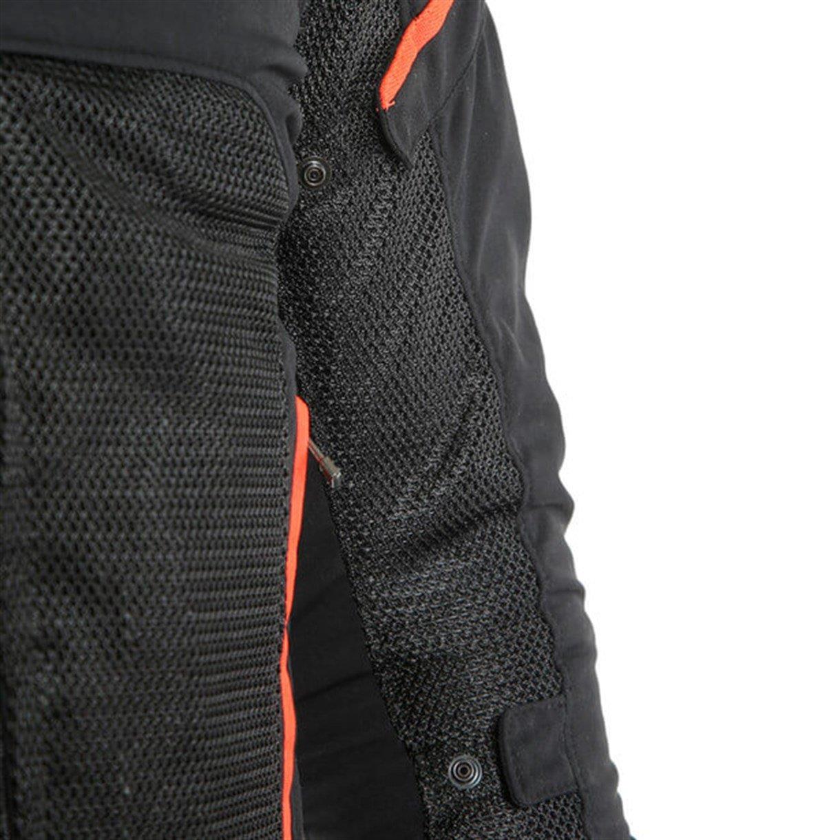 Dainese Air Frame D1 Black White Fluo Red Tekstil Mont