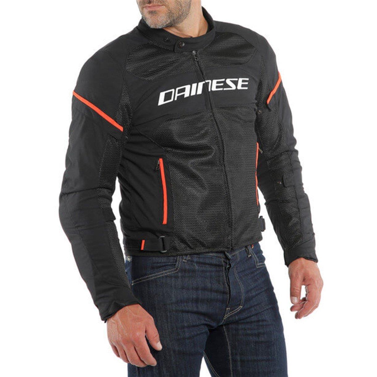 Dainese Air Frame D1 Black White Fluo Red Tekstil Mont
