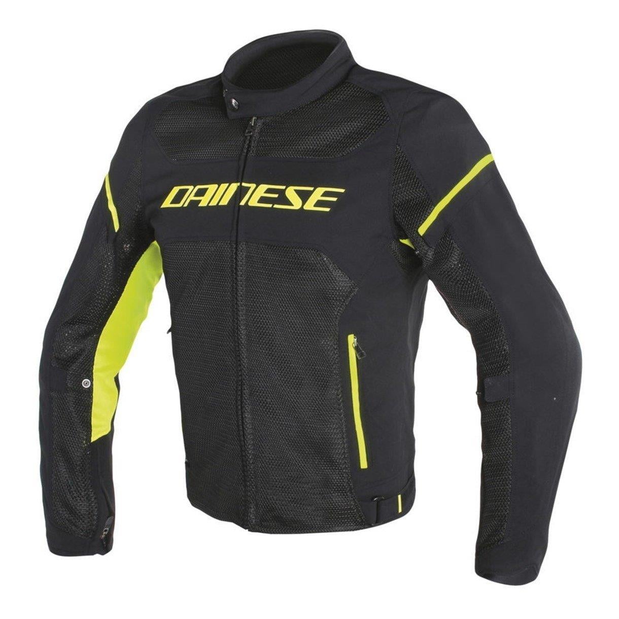 Dainese Air Frame D1 Black Yellow Fluo Tekstil Mont