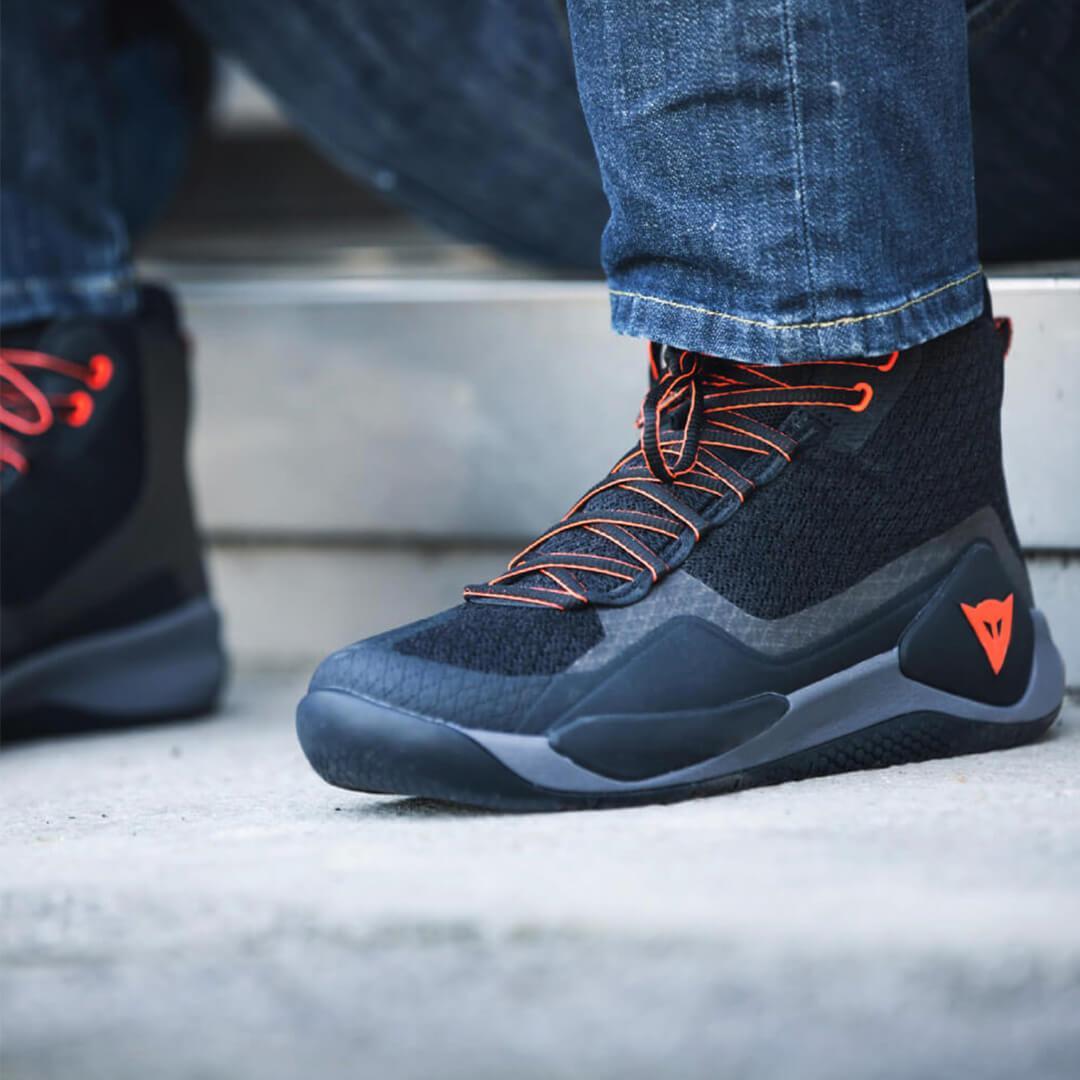 Dainese Atipica Air 2 Black Red Fluo Tekstil Ayakkabı | DAINESE