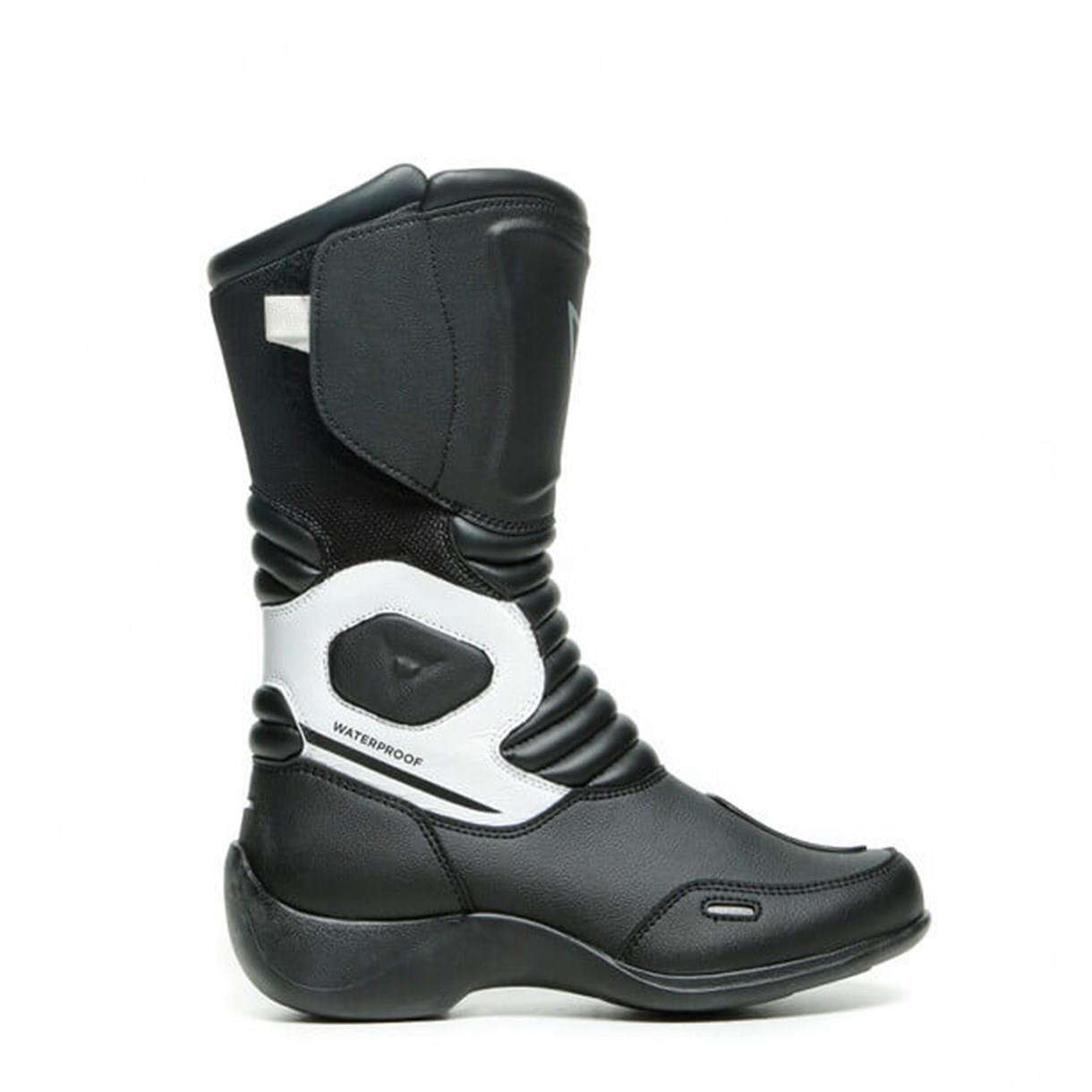 Dainese Aurora D-WP Siyah Beyaz Kadın Motosiklet Botu
