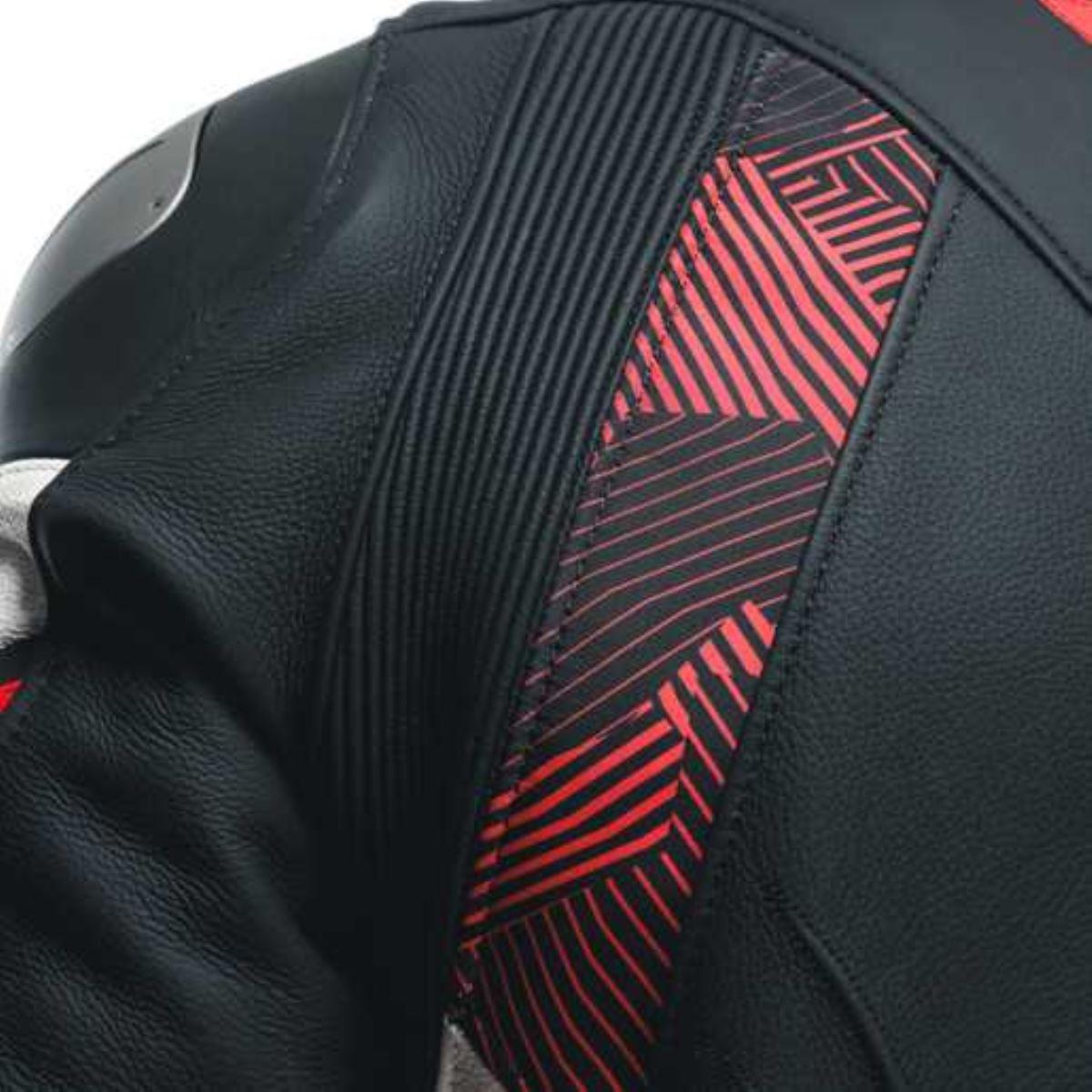 Dainese Avro 5 Blk Red Lava White Deri Mont