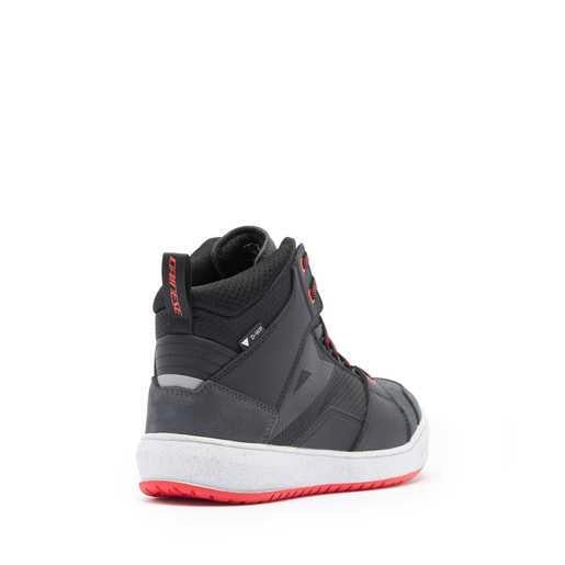 DAINESE AYAKKABI/ SUBURB D-WP SHOES BLACK/WHİTE/RED