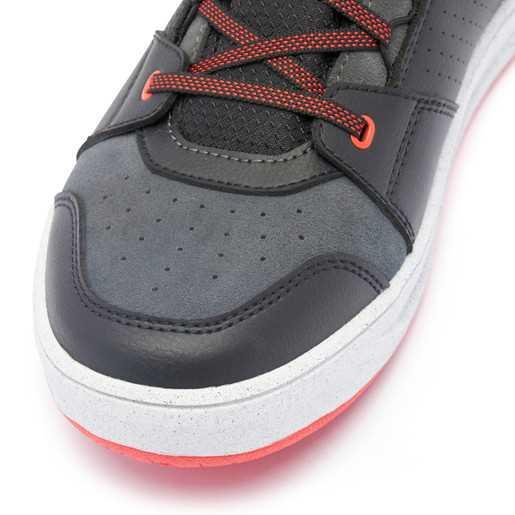 DAINESE AYAKKABI/ SUBURB D-WP SHOES BLACK/WHİTE/RED