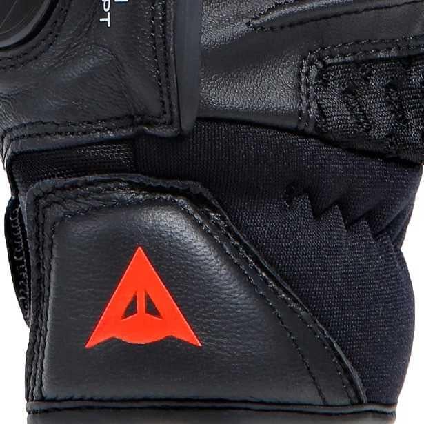 Dainese Carbon 4 Black Kısa Deri Eldiven