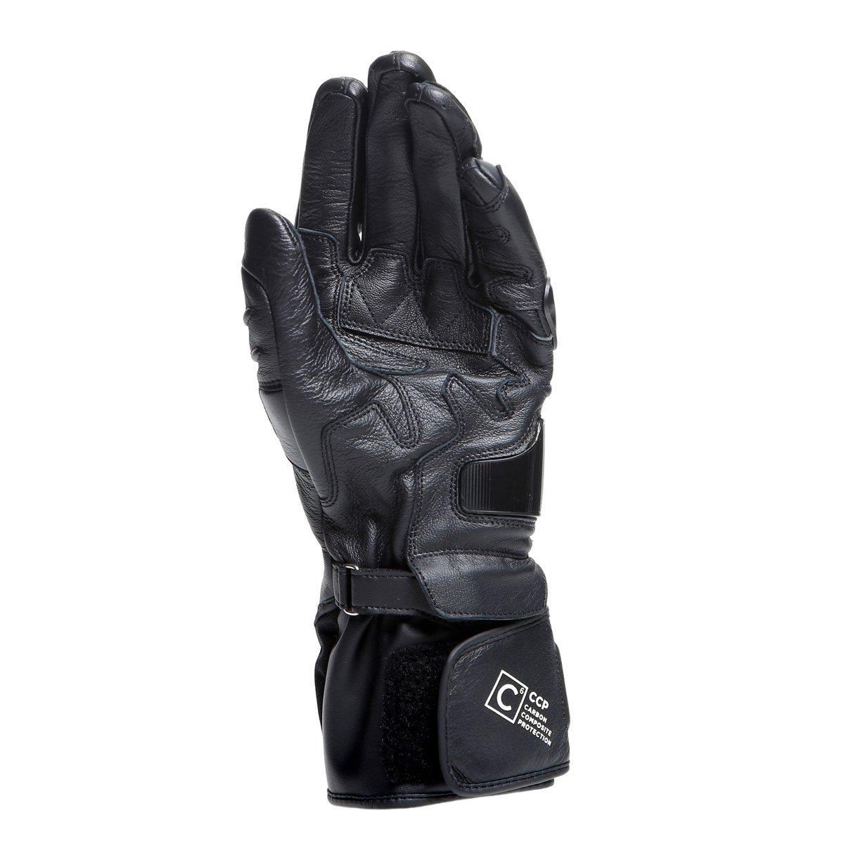Dainese Carbon 4 Long Gloves Black Deri Eldiven
