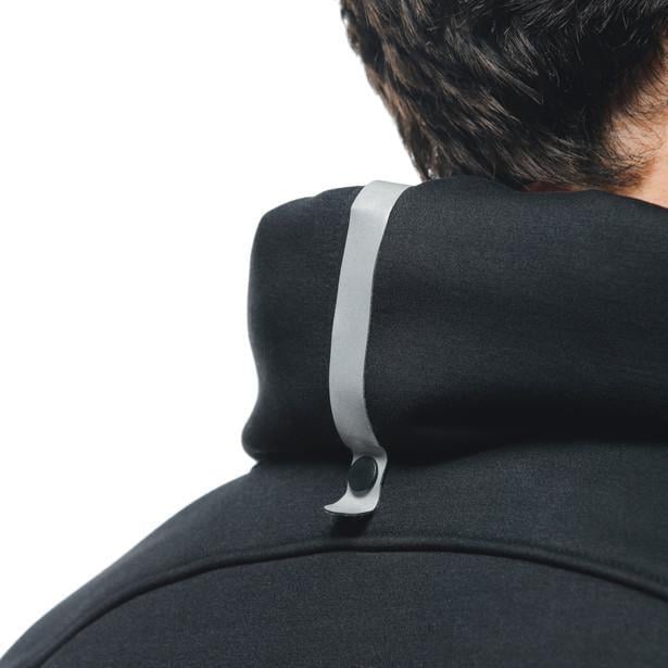 DAINESE CEKET/DAEMON-X SAFETY HOODIE FULL ZIP BLK BLK WHT