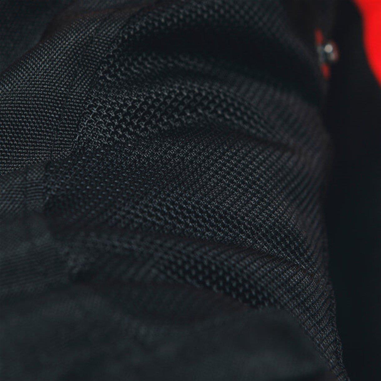 DAINESE CEKET/ELETTRICA AIR TEX BLK BLK LAVA RED