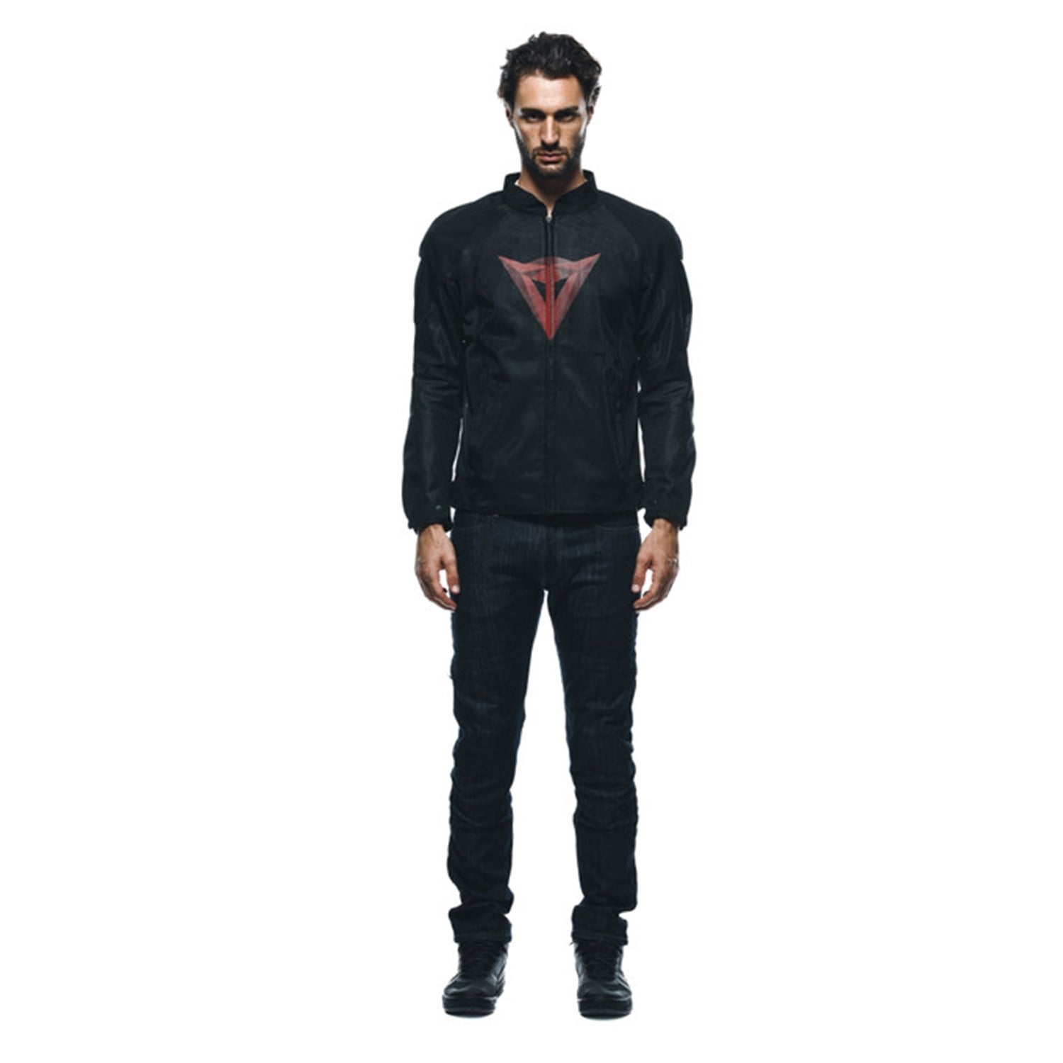 DAINESE CEKET/HEROSPHERE AIR TEX JACKET BLACK/RED DIAMOND