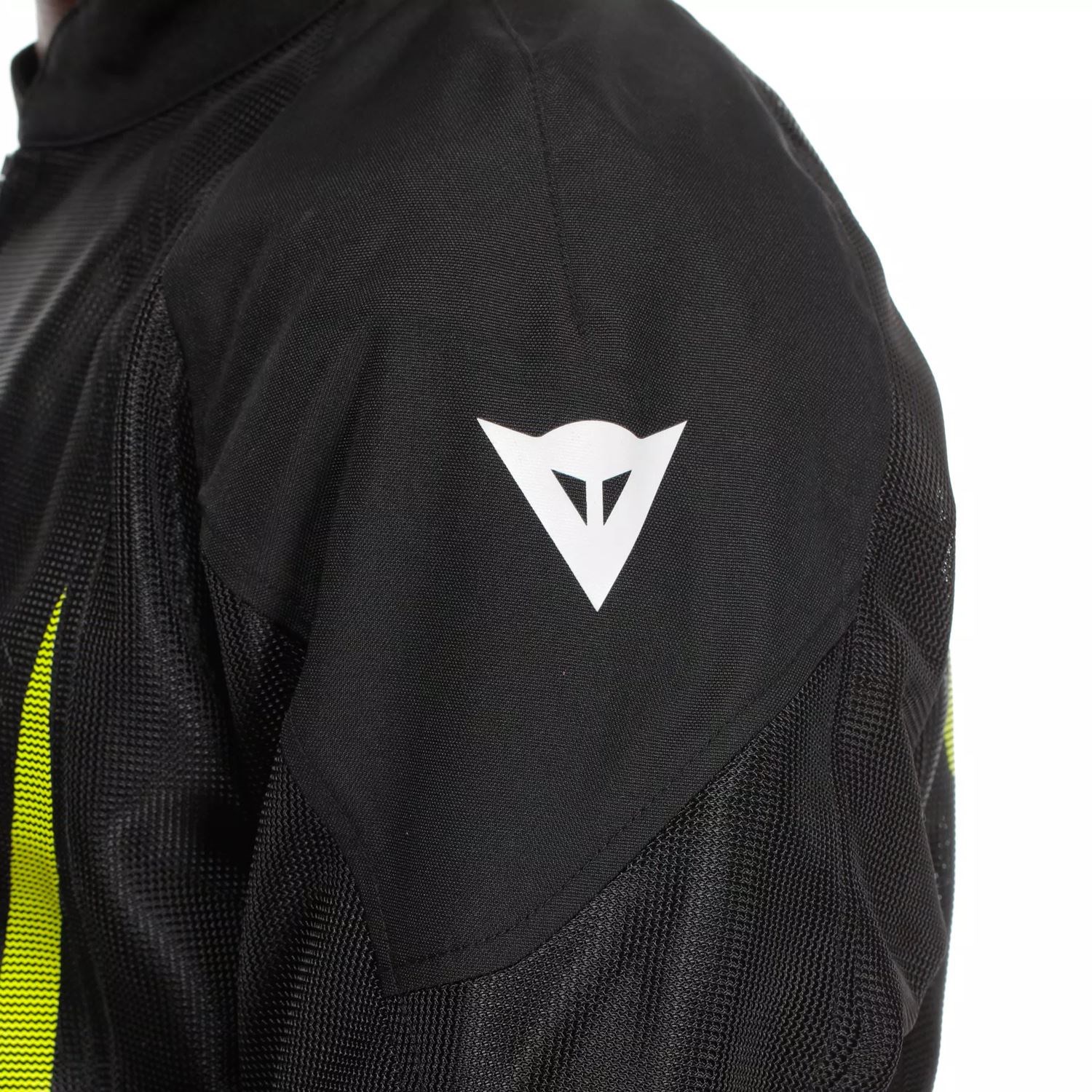 DAINESE CEKET/HEROSPHERE AIR TEX JACKET BLACK WHITE YELLOW FLUO