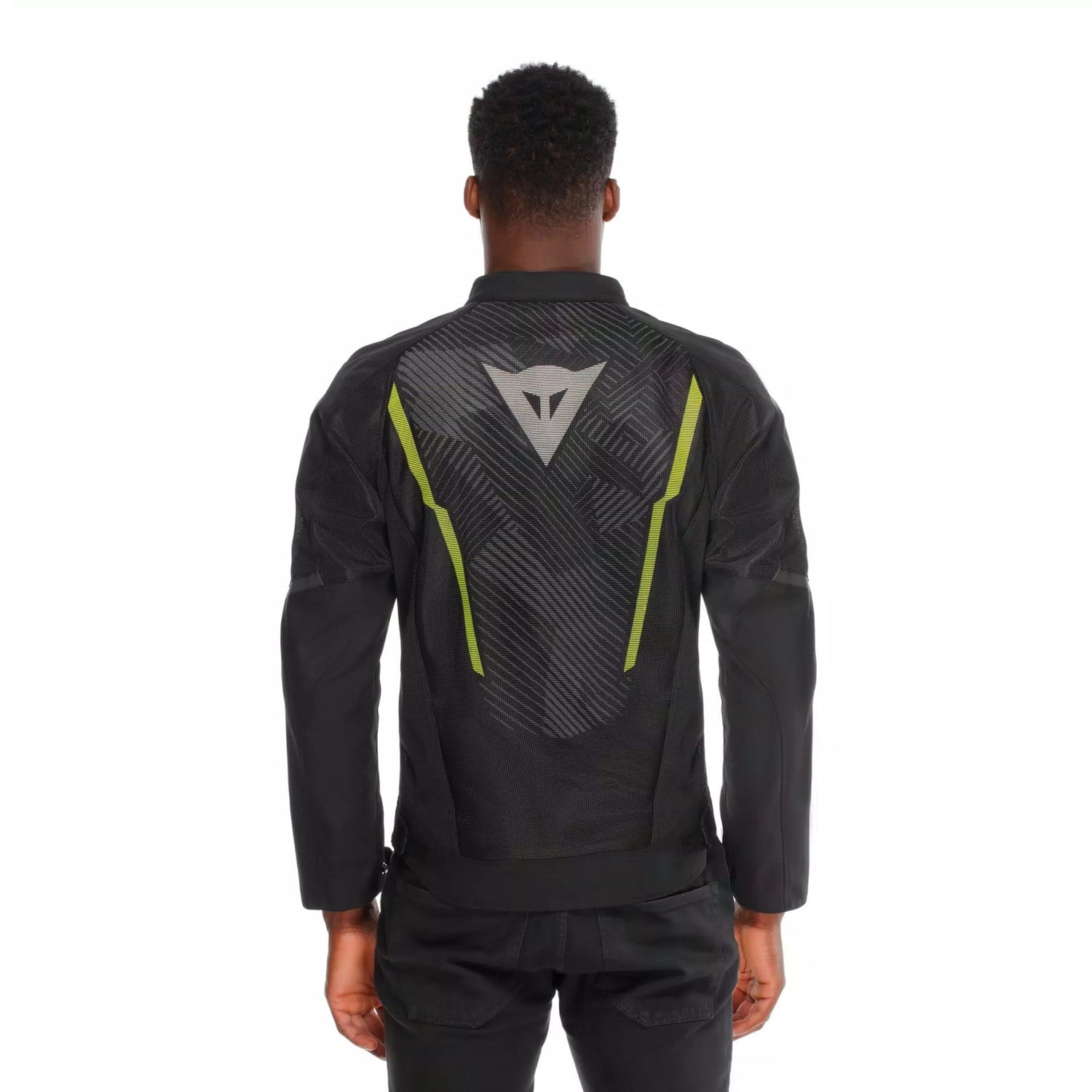 DAINESE CEKET/HEROSPHERE AIR TEX JACKET BLACK WHITE YELLOW FLUO