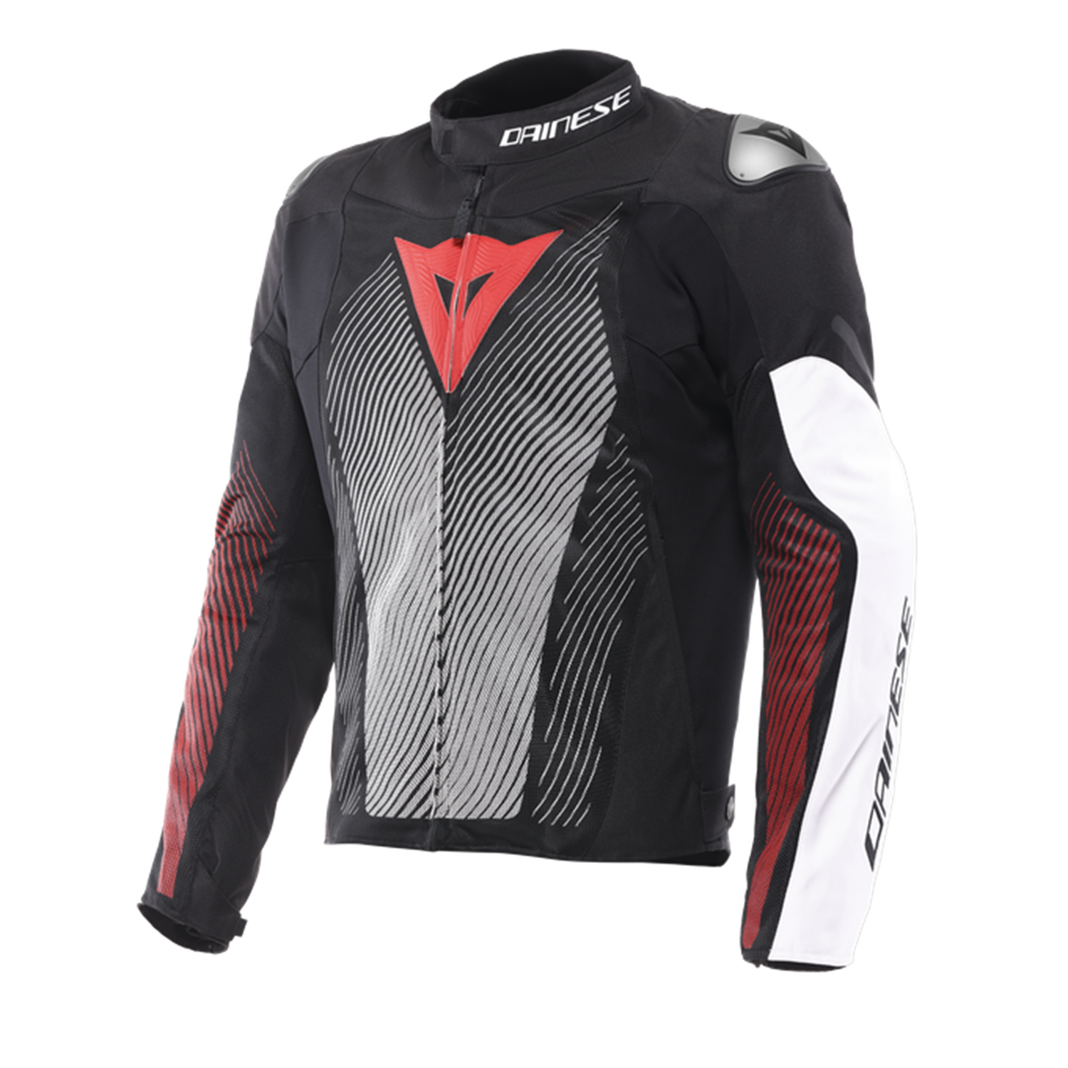 DAINESE CEKET/VENTAR AIR TEX BLACK WHITE RED