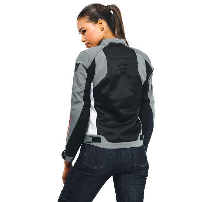 DAINESE CEK/HYDRAFLUX 2 AIR LADY D-DRY BLK CHR-GRY LAVA-RED