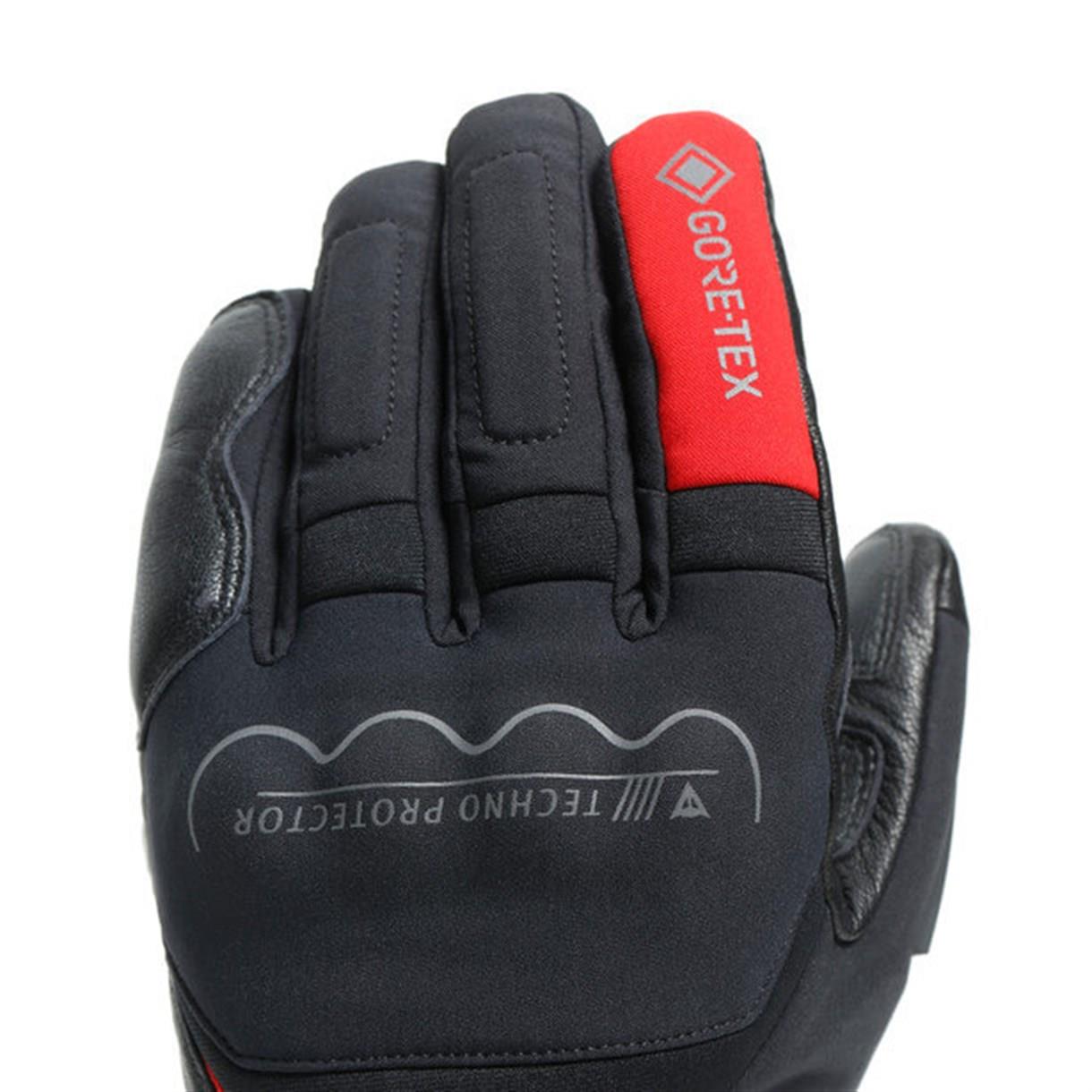 DAINESE ELDİVEN/THUNDER G.TEX GLOVES BLACK RED