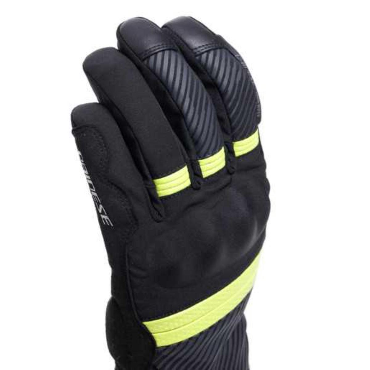 Dainese Fulmine Black Yellow Flue D-Dry Eldiven