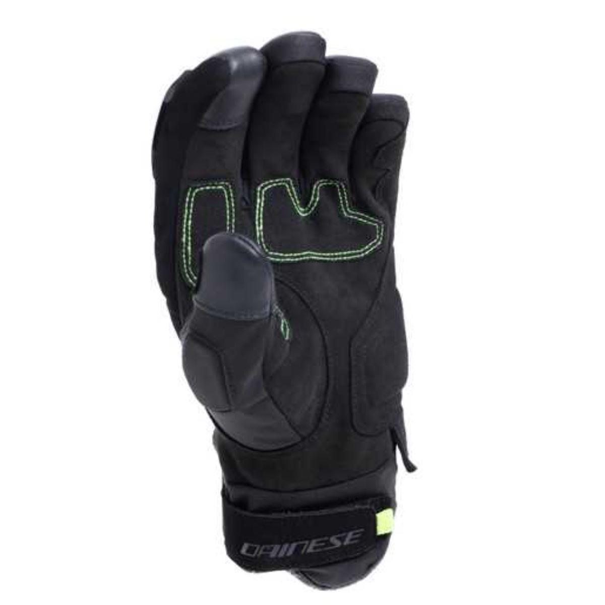 Dainese Fulmine Black Yellow Flue D-Dry Eldiven