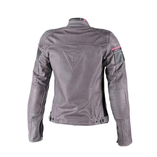 Dainese Michelle Smoke Black Fuchsia Kadın Deri Mont