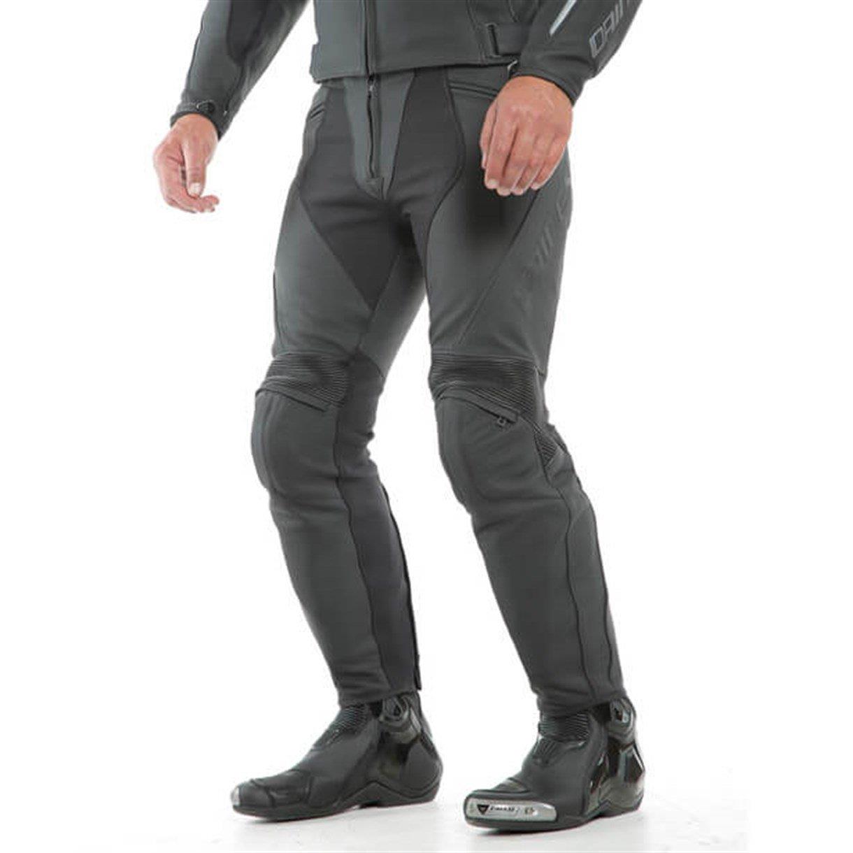 Dainese Pony 3 Black Matt Deri Pantolon