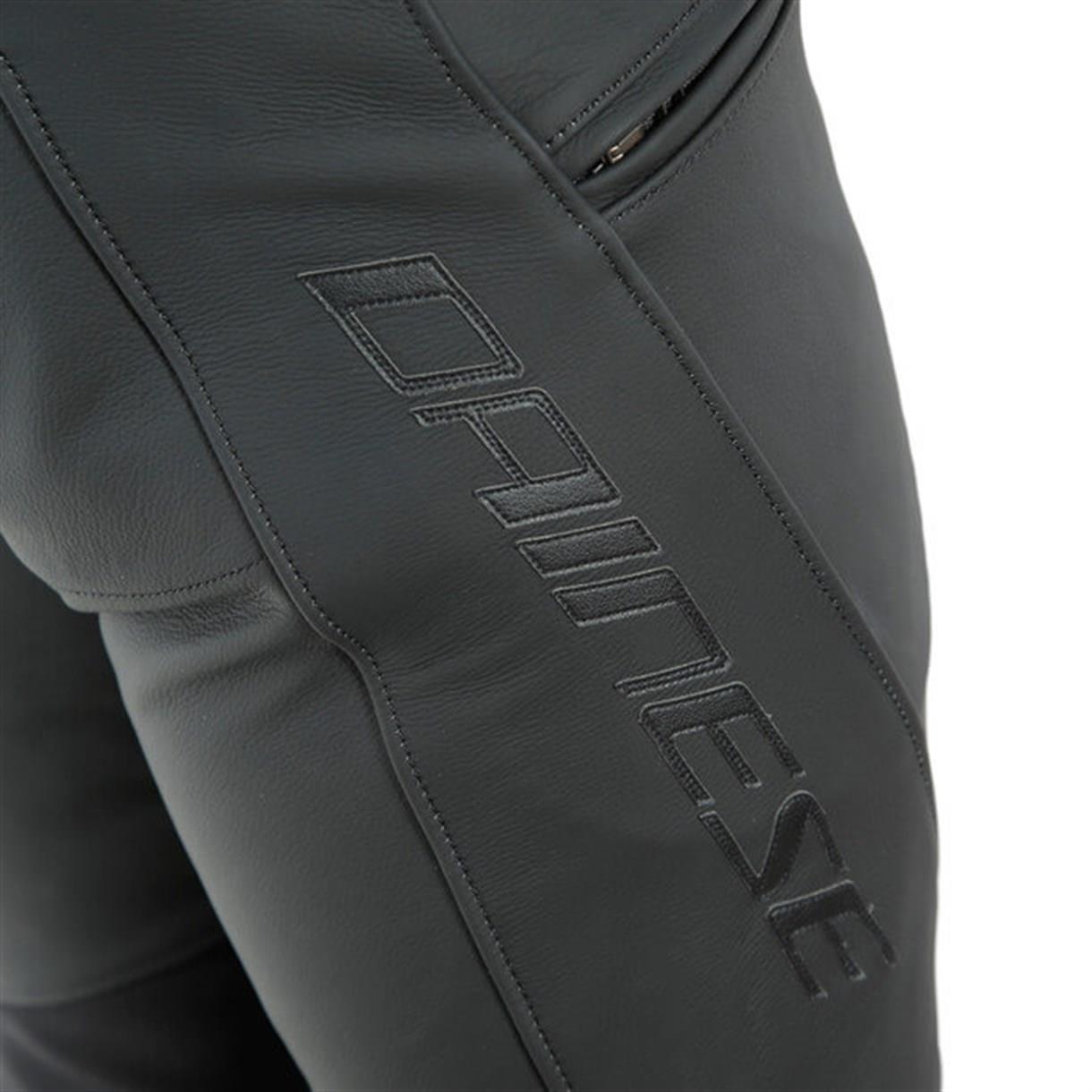 Dainese Pony 3 Black Matt Deri Pantolon