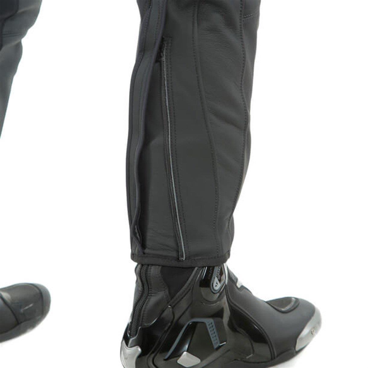 Dainese Pony 3 Black Matt Deri Pantolon