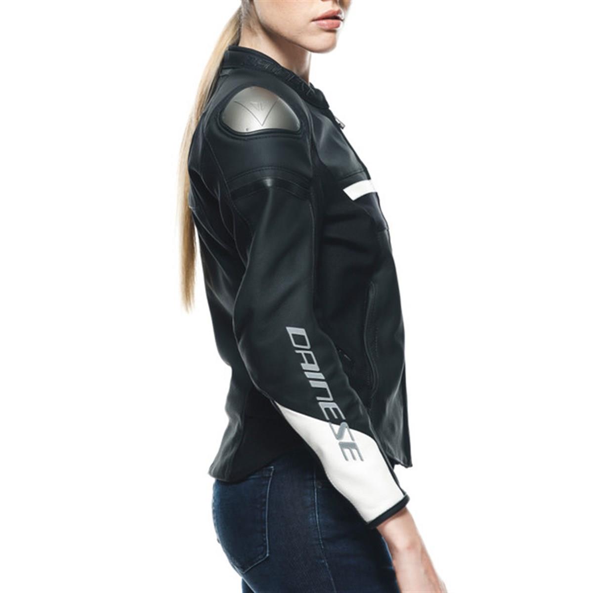 Dainese Rapida Lady Deri Mont Matt Black White
