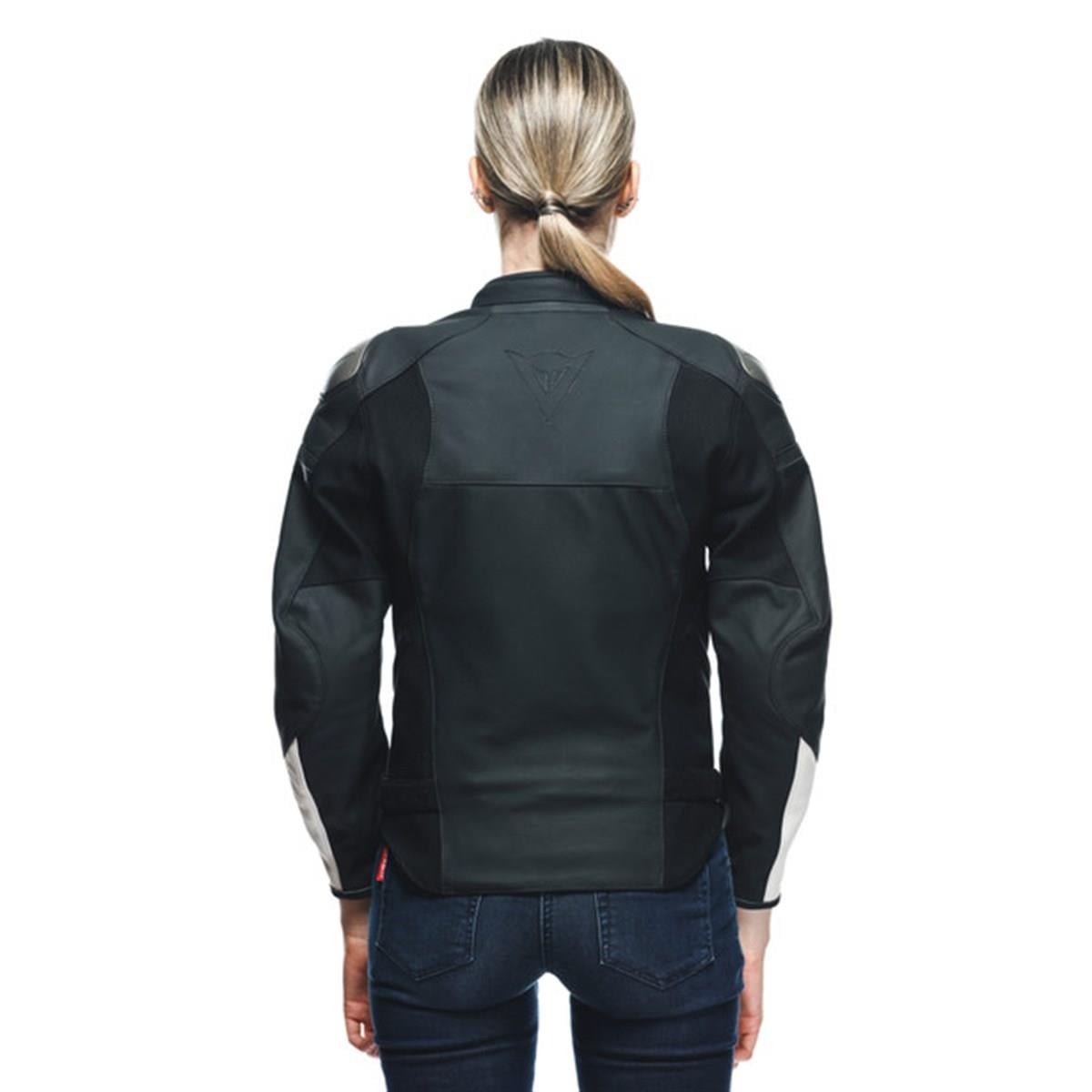 Dainese Rapida Lady Deri Mont Matt Black White