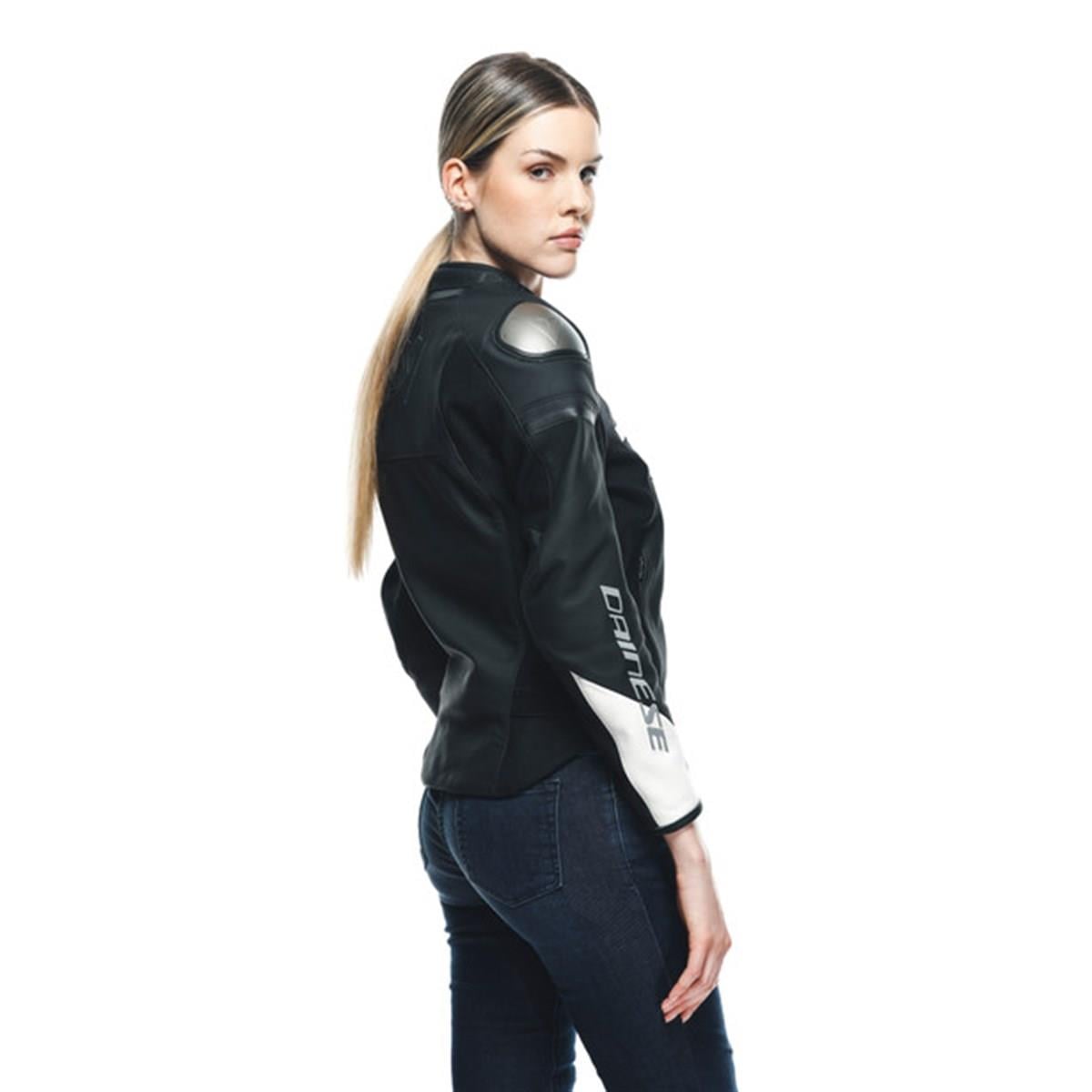 Dainese Rapida Lady Deri Mont Matt Black White