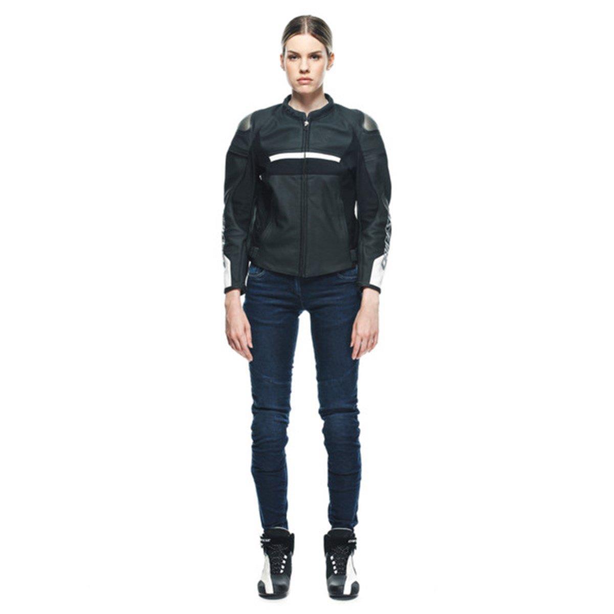 Dainese Rapida Lady Deri Mont Matt Black White
