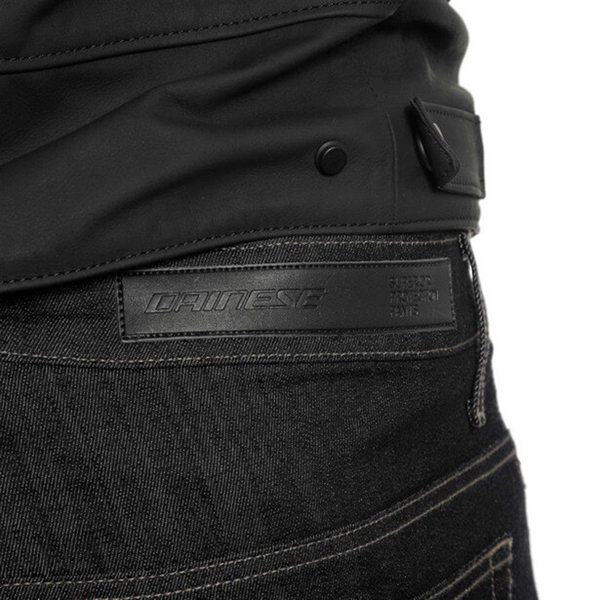 Dainese Regular Black Tekstil Kot Pantolon