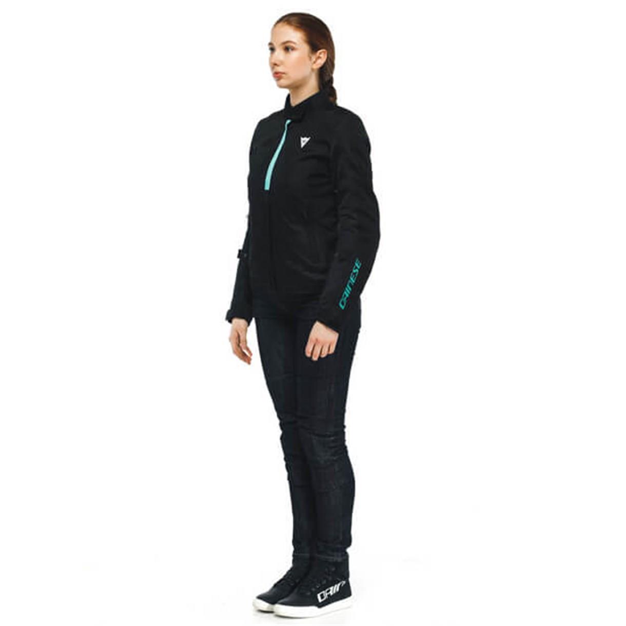 Dainese Risoluta Air Black Acqua Green Tekstil Mont