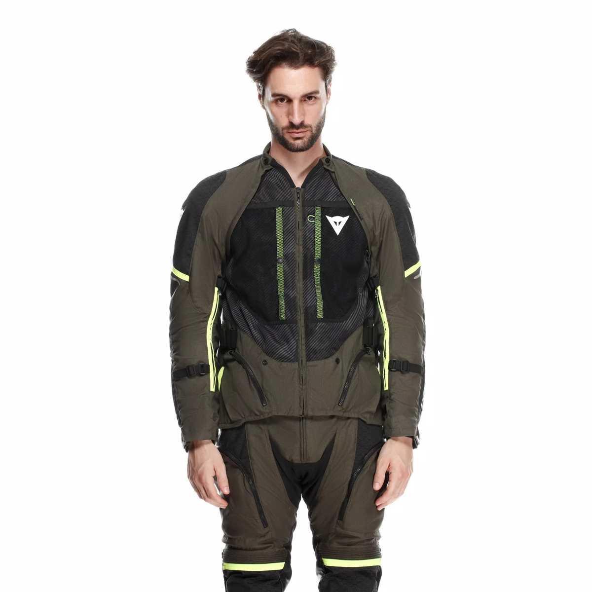 DAINESE /SUPER ADVENTURE ABSOLU JACKET BLACK/FLUO YELLOW