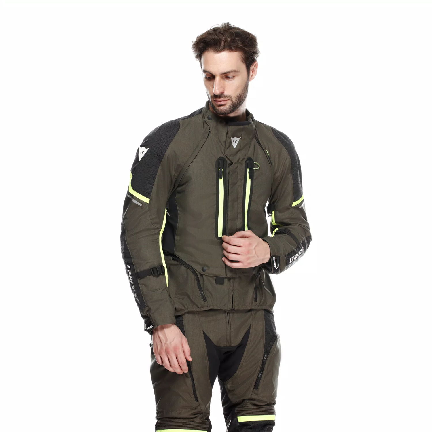 DAINESE /SUPER ADVENTURE ABSOLU JACKET BLACK/FLUO YELLOW