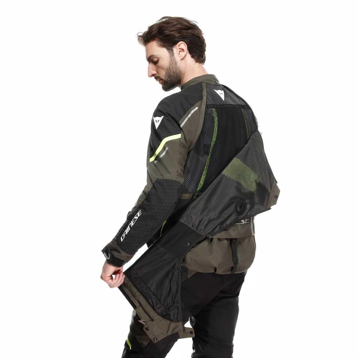 DAINESE /SUPER ADVENTURE ABSOLU JACKET BLACK/FLUO YELLOW