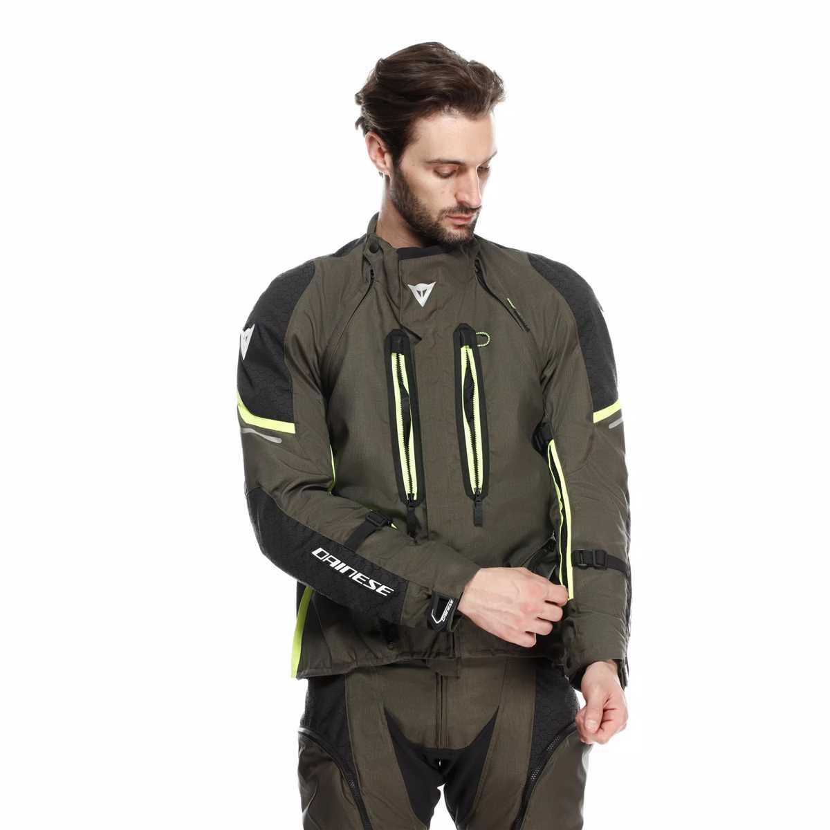 DAINESE /SUPER ADVENTURE ABSOLU JACKET BLACK/FLUO YELLOW