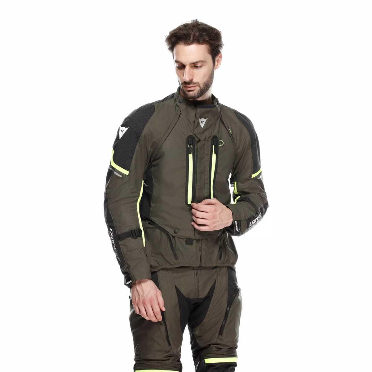 DAINESE /SUPER ADVENTURE ABSOLU JACKET BLACK/FLUO YELLOW