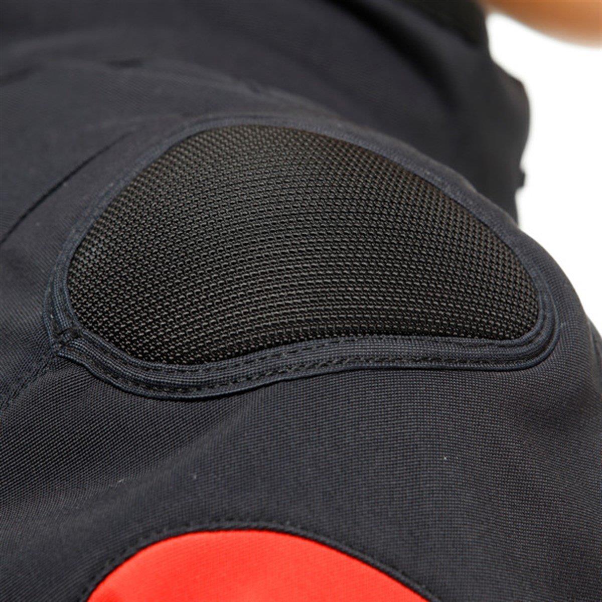 DAINESE/CARVE MASTER 3 LDY G.TEX BLK EBONY LAVA-RED