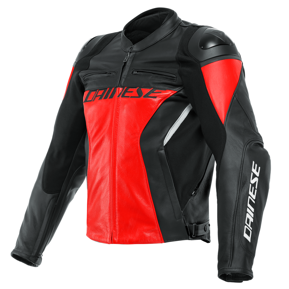 DAINESE/RACING 4 LEATHER LAVA RED BLACK