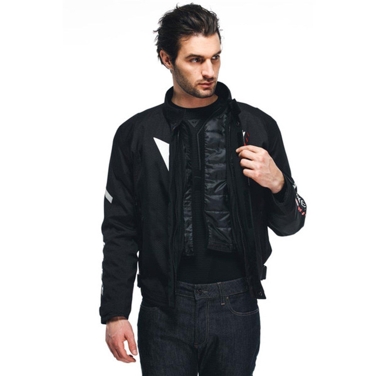 DAINESE/VELOCE D-DRY BLACK WHITE LAVA-RED