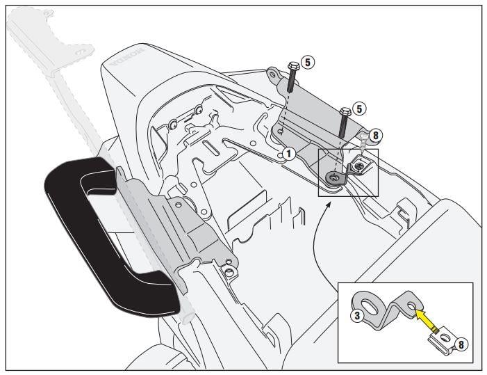 GIVI 1132KIT HONDA VFR 800 F (14-20) YAN ÇANTA TAŞIYICI BAĞLANTI KITI