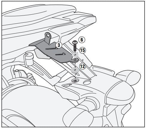 GIVI 2118FZ YAMAHA MT-07 (14-17) ARKA ÇANTA TAŞIYICI