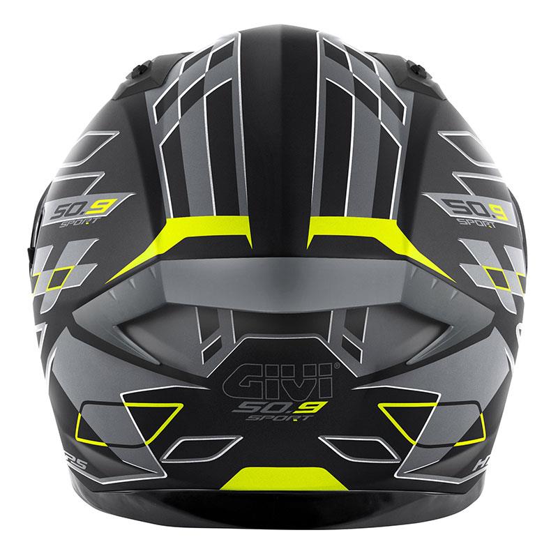 GIVI 50.9 ASSAULT MAT SİYAH-GRİ-NEON SARI KASK