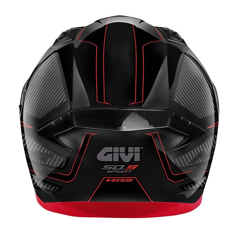GIVI 50.9 ENIGMA SİYAH-TITANIUM-KIRMIZI KASK