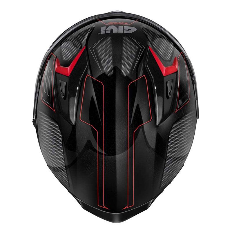 GIVI 50.9 ENIGMA SİYAH-TITANIUM-KIRMIZI KASK