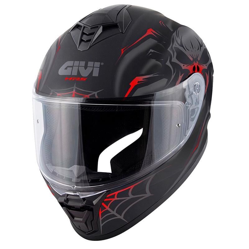 GIVI 50.X ARACHNO MAT SİYAH-KIRMIZI KASK