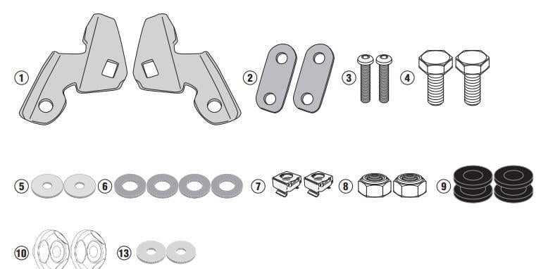 GIVI D1163KIT HONDA PCX 125 (18-20) RÜZGAR SİPERLİK BAĞLANTISI